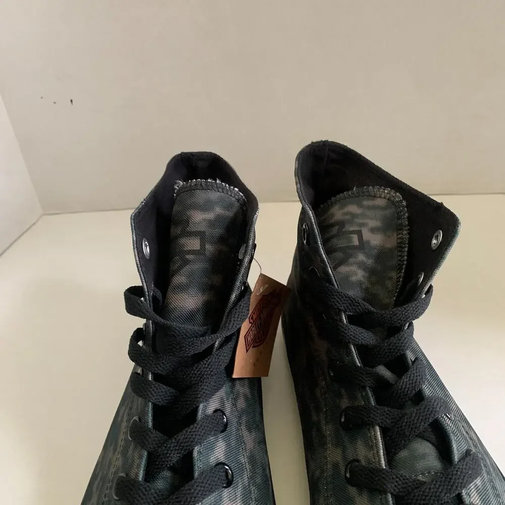Harley Davidson Men's Size 8 Baxter High Top Camo Sneaker Shoes D93903 New